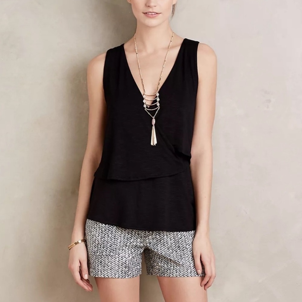 Anthropologie Deletta Valma Tiered Tank